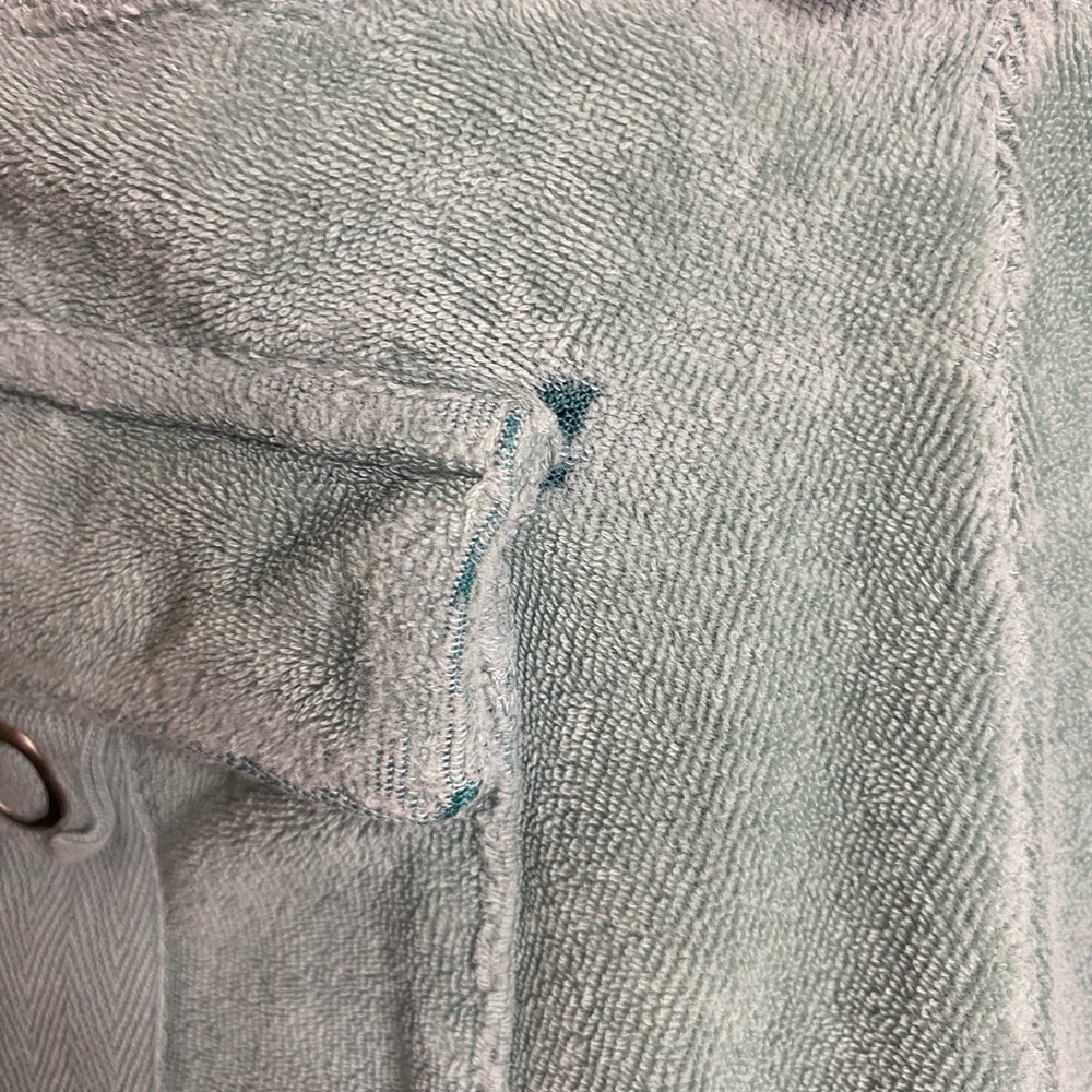 Vintage Juicy Couture Teal Velour Hoodie and Pants Set - Picture 12 of 13